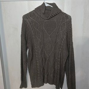 Women’s Grey Turtleneck Sweater. Size SMALL